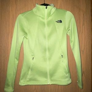 Green NorthFace Zip-Up
